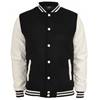 Urban Classics - Oldschool College Jacke - Schwarz/Weiß Product image